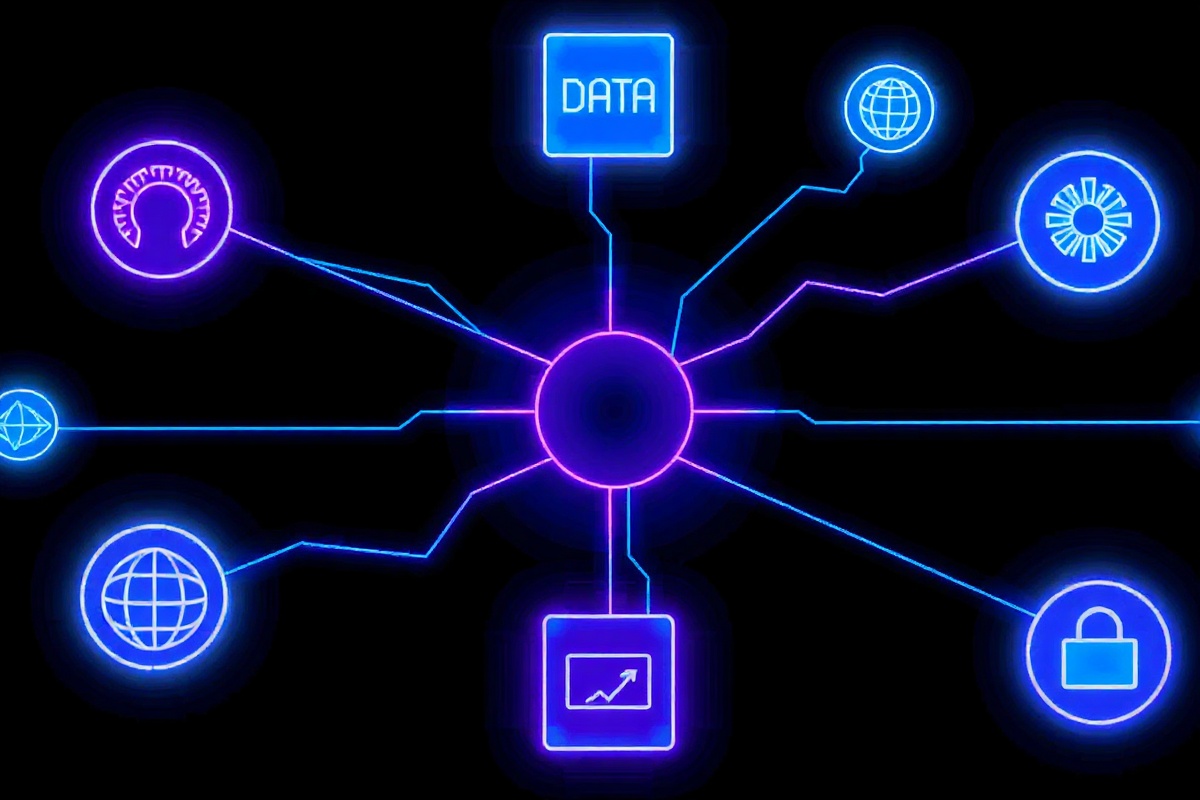 Schematische Darstellung der Meridianly Datenintegration