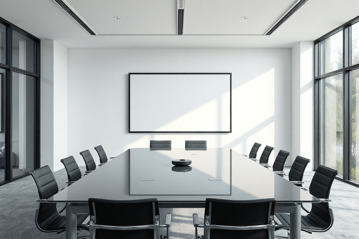 Meridianly Team in einer strategischen Besprechung im modernen Konferenzraum